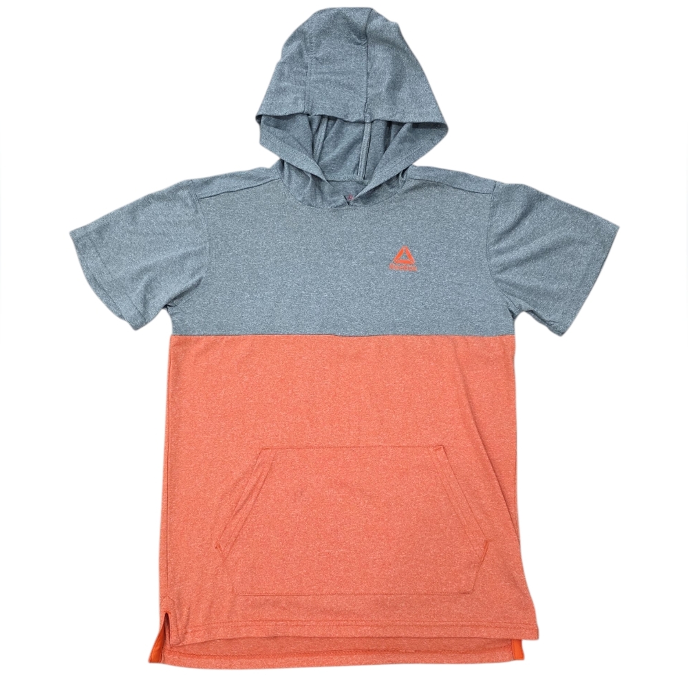 Reebok Kids' Gray and Orange Hoodie T-Shirt #B0162